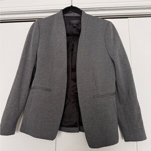 J. Crew Charcoal Open Blazer